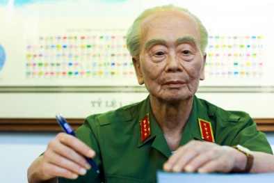 Tượng Đại tướng Võ Nguyên Giáp bằng chất dẻo